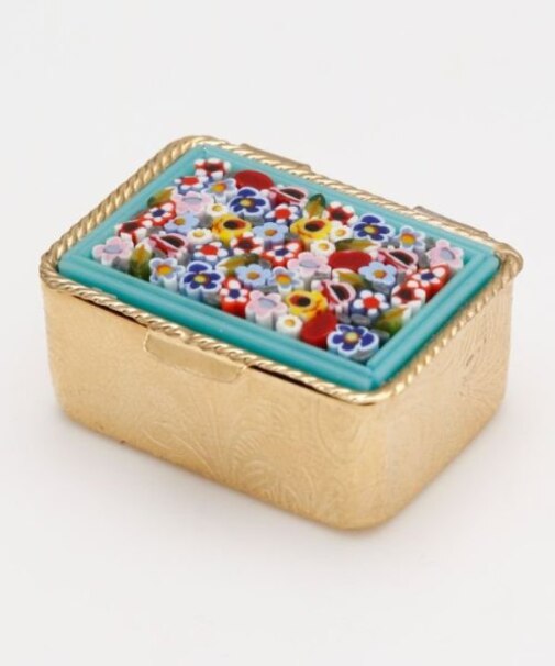 【欧州航路】【ベネチアンガラス】スクエアピルケース