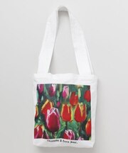 【欧州航路】オーガニックコットンフラワーアートBAG