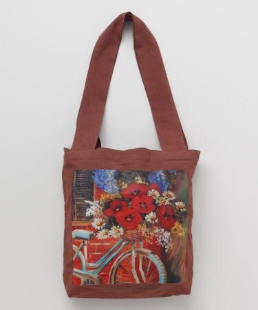 【欧州航路】オーガニックコットンフラワーアートＢＡＧ