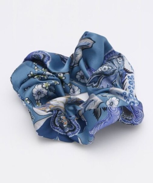 【欧州航路】【Fromイタリア】フラワスカーフシュシュヘアゴム