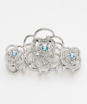 【欧州航路】フラワーシンメジュエルヘアクリップ