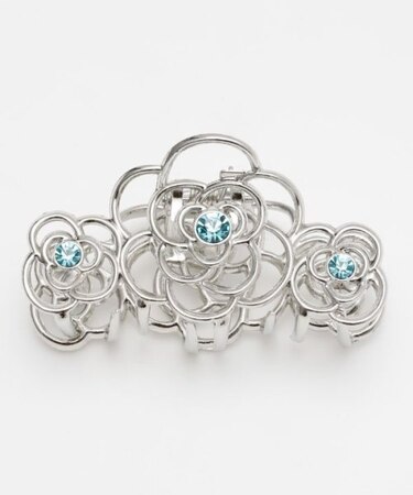 【欧州航路】フラワーシンメジュエルヘアクリップ