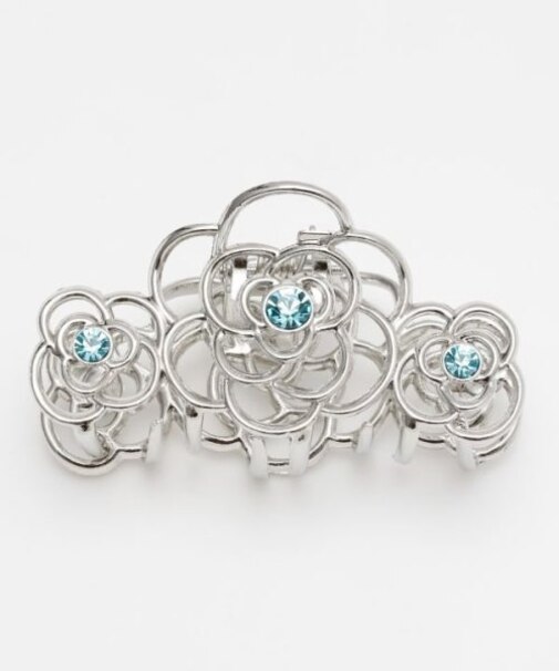 【欧州航路】フラワーシンメジュエルヘアクリップ