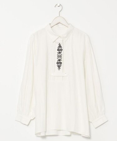 【欧州航路】チロリ刺繍ブラウス