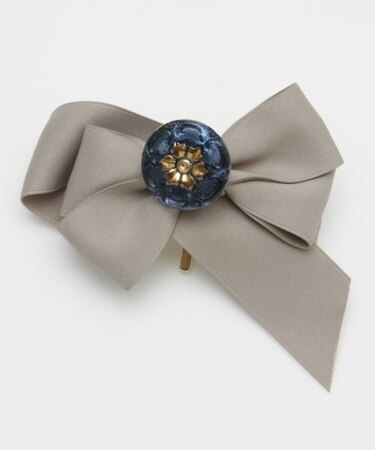 【欧州航路】【チェコボタン】リボンヘアカフス