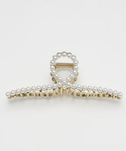 【欧州航路】シングルパールリボンヘアクリップ