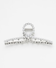 【欧州航路】シングルパールリボンヘアクリップ