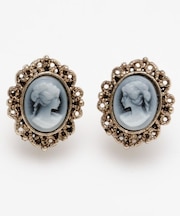 【欧州航路】ミニアンティカメオイヤリング