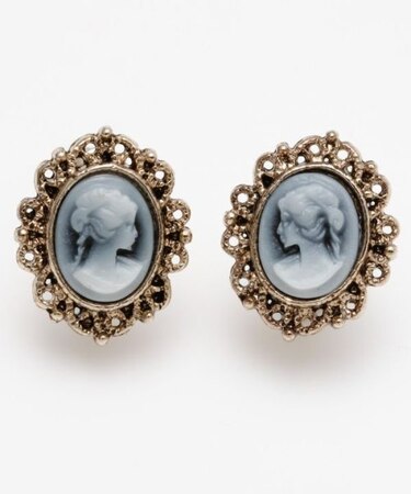 【欧州航路】ミニアンティカメオイヤリング