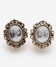 【欧州航路】ミニアンティカメオイヤリング