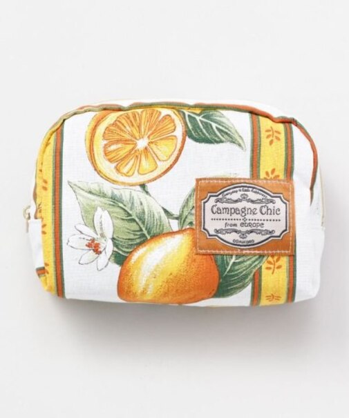 【欧州航路】【French textile】プロバンスレモンポーチ