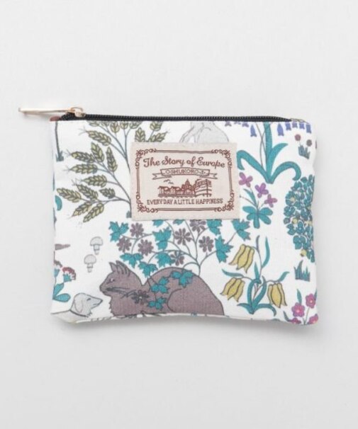 【欧州航路】【オーガニックコットン】ニース平ポーチ