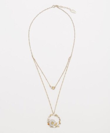 【欧州航路】フラワーブーケネックレス