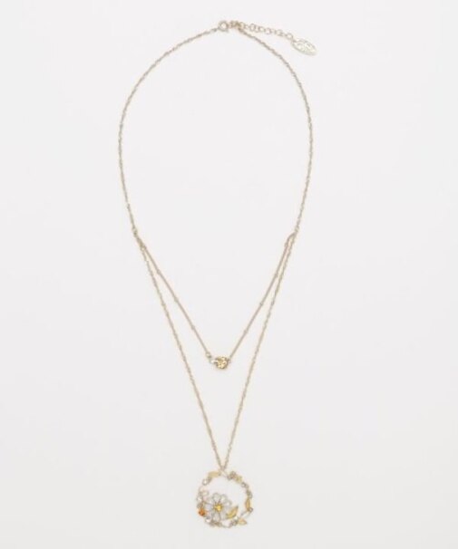 【欧州航路】フラワーブーケネックレス