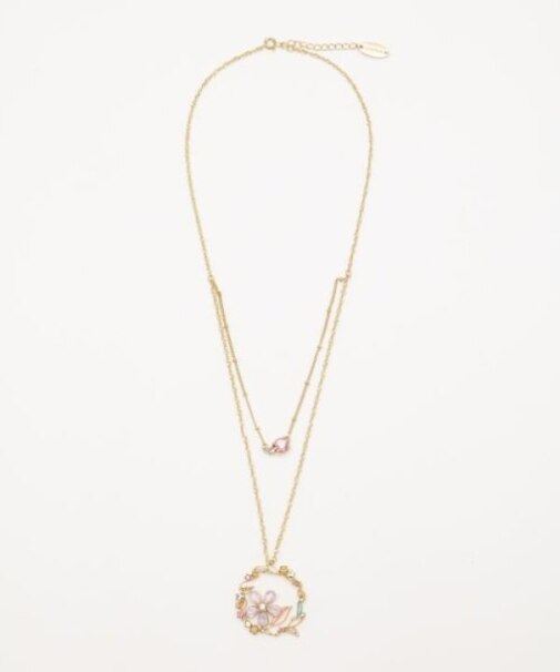 【欧州航路】フラワーブーケネックレス