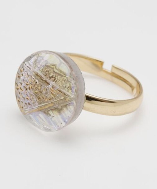 【欧州航路】イルミチェコボタンリング