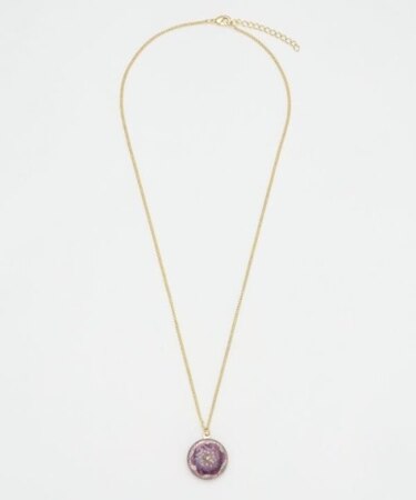 【欧州航路】チェコガラスミレネックレス