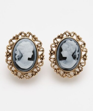 【欧州航路】アンティカメオイヤリング