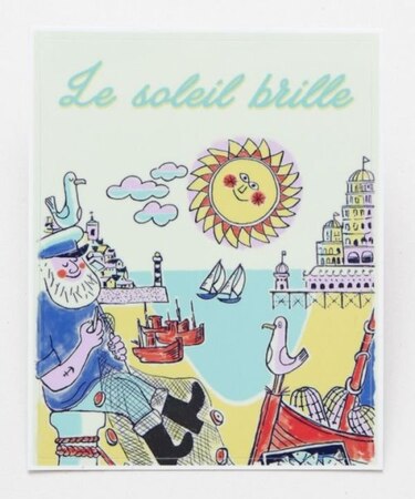 【欧州航路】レトロパケステッカー