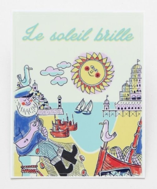 【欧州航路】レトロパケステッカー