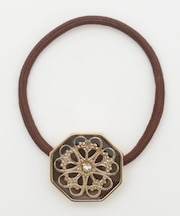 【欧州航路】フラワーパターンヘキサヘアゴム