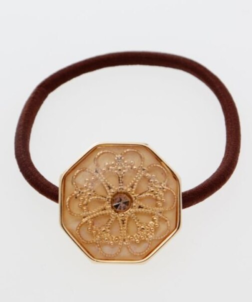 【欧州航路】フラワーパターンヘキサヘアゴム