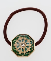 【欧州航路】フラワーパターンヘキサヘアゴム