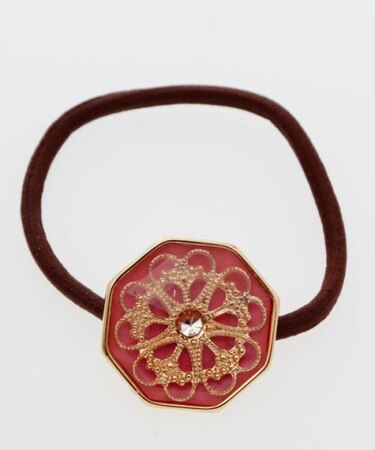 【欧州航路】フラワーパターンヘキサヘアゴム