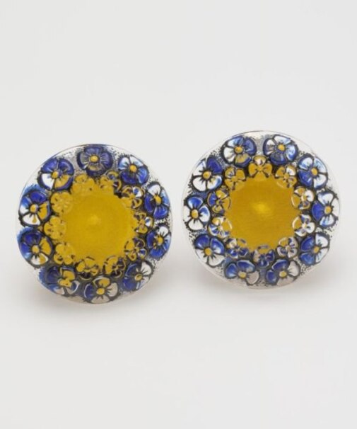 【欧州航路】チェコガラスイヤリング（Ｌ）