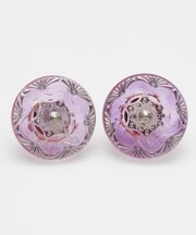 【欧州航路】チェコガラスミレピアス（Ｍ）