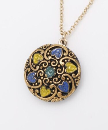 【欧州航路】チェコボタンルミネックレス（M）