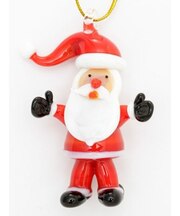 【欧州航路】【ベネチアンガラス】クリスマスハンギング【ベネチアンガラス】ラウンドピアスクリスマスハンギング