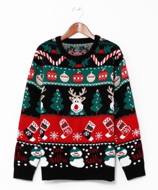 【欧州航路】クリスマスツリーニットプルオーバー