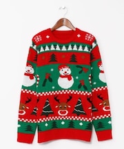 【欧州航路】スノーマンニットプルオーバー