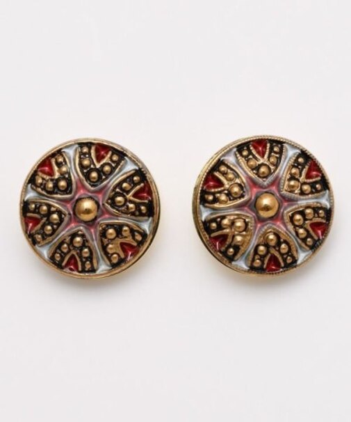 【欧州航路】【Fromチェコ】チェコボタンモアピアス