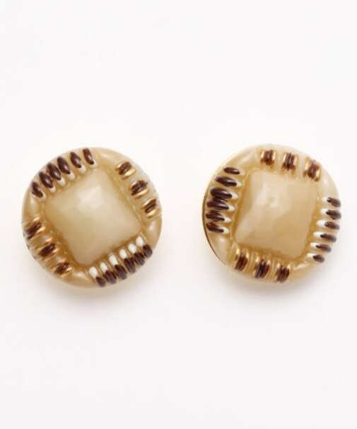 【欧州航路】【Fromチェコ】チェコボタンモアピアス