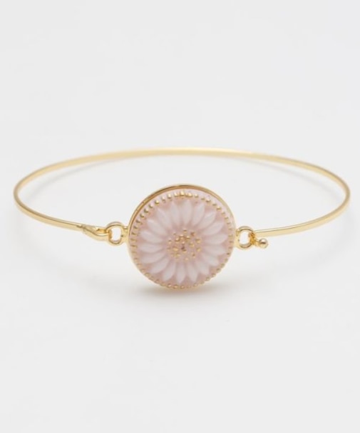 【欧州航路】【Fromチェコ】チェコボタンリアバングル ゴールド