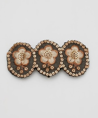 【欧州航路】レトロフラワヘアカフ
