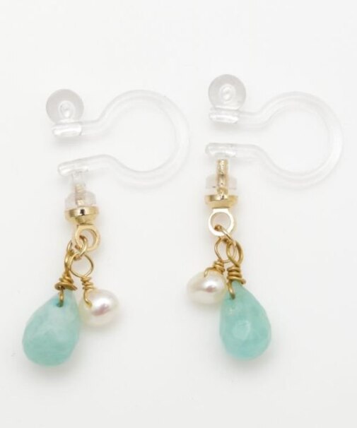 【岩座】朝露真珠イヤリング