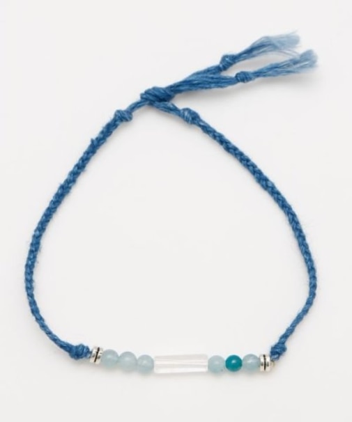 【岩座】藍願紐4mm【アクアマリン】