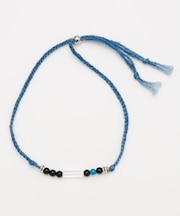 【岩座】藍願足飾り４mm【オニキス】