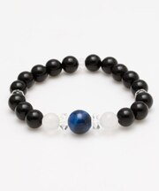 【岩座】艶やか　ラピスタイガーアイブレスレット