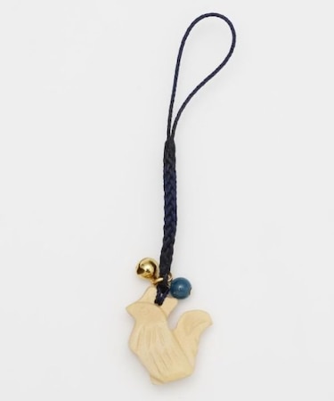 【岩座】柘 干支根付け ストラップ