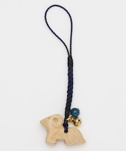 【岩座】柘 干支根付け ストラップ