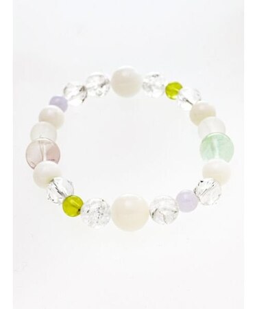 【岩座】快晴 ホワイトオニキスブレスレット