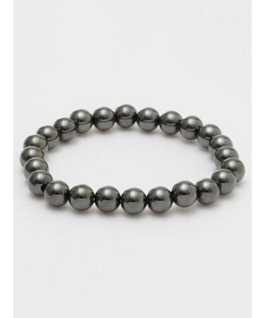 【岩座】８ｍｍ磁気ヘマタイトブレスレット