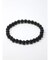 【岩座】フロスティブラックオニキス６ｍｍブレスレット