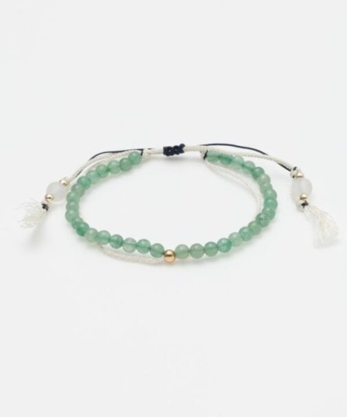 【岩座】【五月皐月】産石絹紐ブレスレット