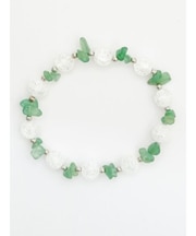 【岩座】【五月 皐月】産石×さざれ石ブレスレット