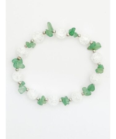 【岩座】【五月 皐月】産石×さざれ石ブレスレット